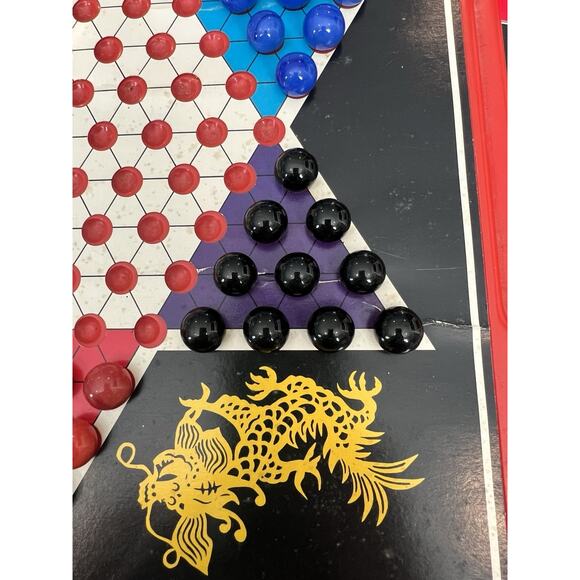 Vintage Pressman Toy Corp Checkers & Chinese Checkers Game Family Collectible - Picture 3 of 16